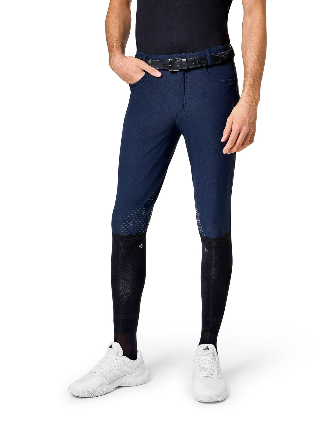 Riding Breeches Men Active Navy