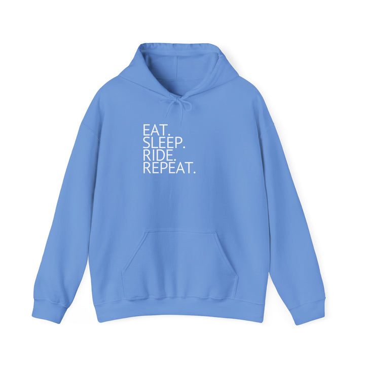 Eat. Sleep. Ride. Repeat. Hoodie - Hoodie - Kingdom Equestrian