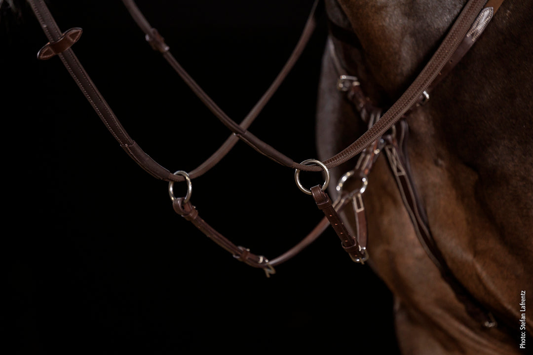 Schockemohle Durasoft Rubber Reins - Reins - Kingdom Equestrian