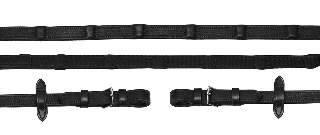 Schockemohle Durasoft Grip Reins - Wide - Reins - Kingdom Equestrian