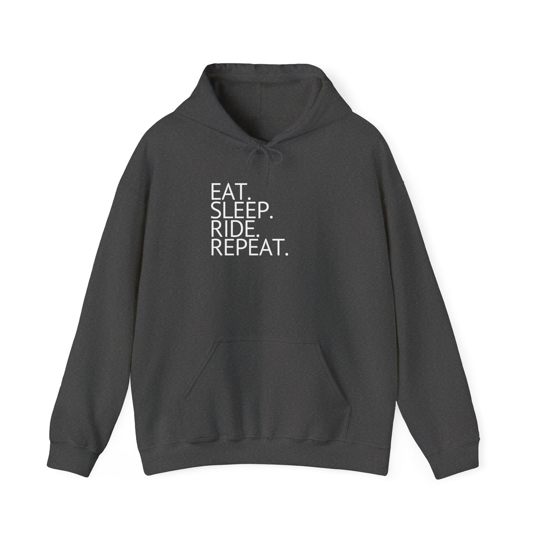 Eat. Sleep. Ride. Repeat. Hoodie - Hoodie - Kingdom Equestrian