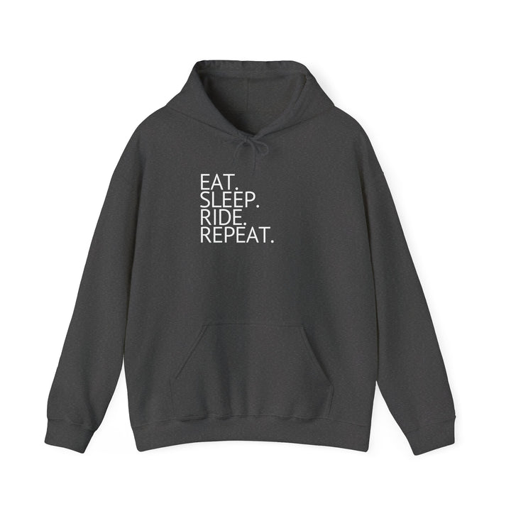 Eat. Sleep. Ride. Repeat. Hoodie - Hoodie - Kingdom Equestrian