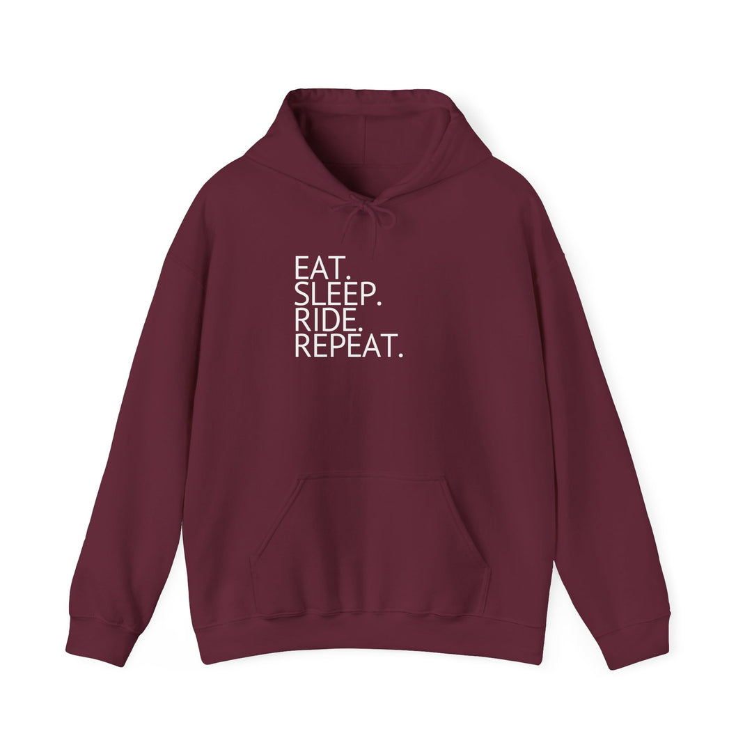 Eat. Sleep. Ride. Repeat. Hoodie - Hoodie - Kingdom Equestrian