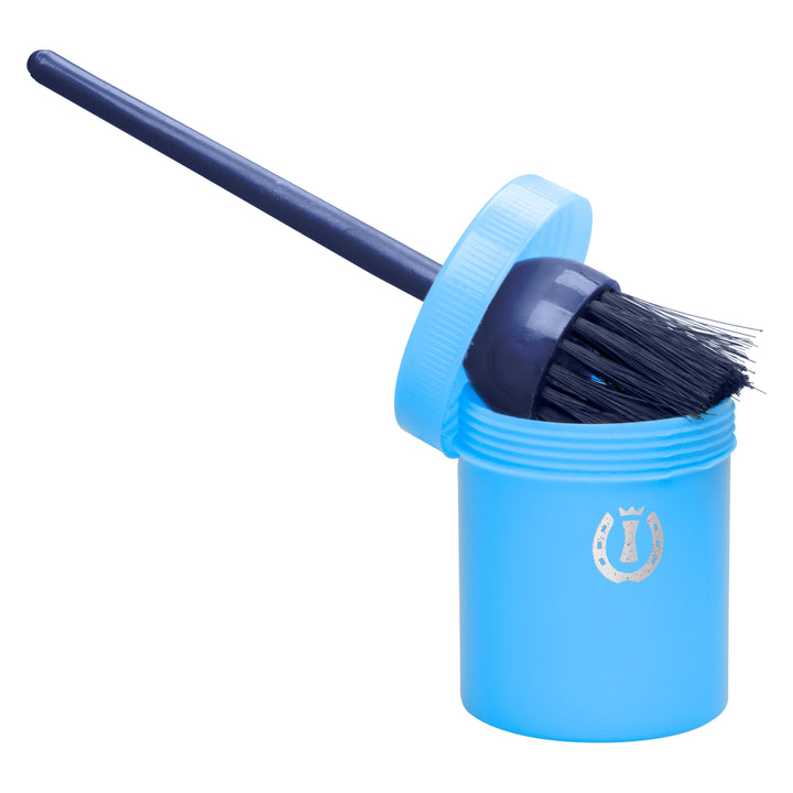 Imperial Riding Hoof Oil Brush with Container - Blue Breeze