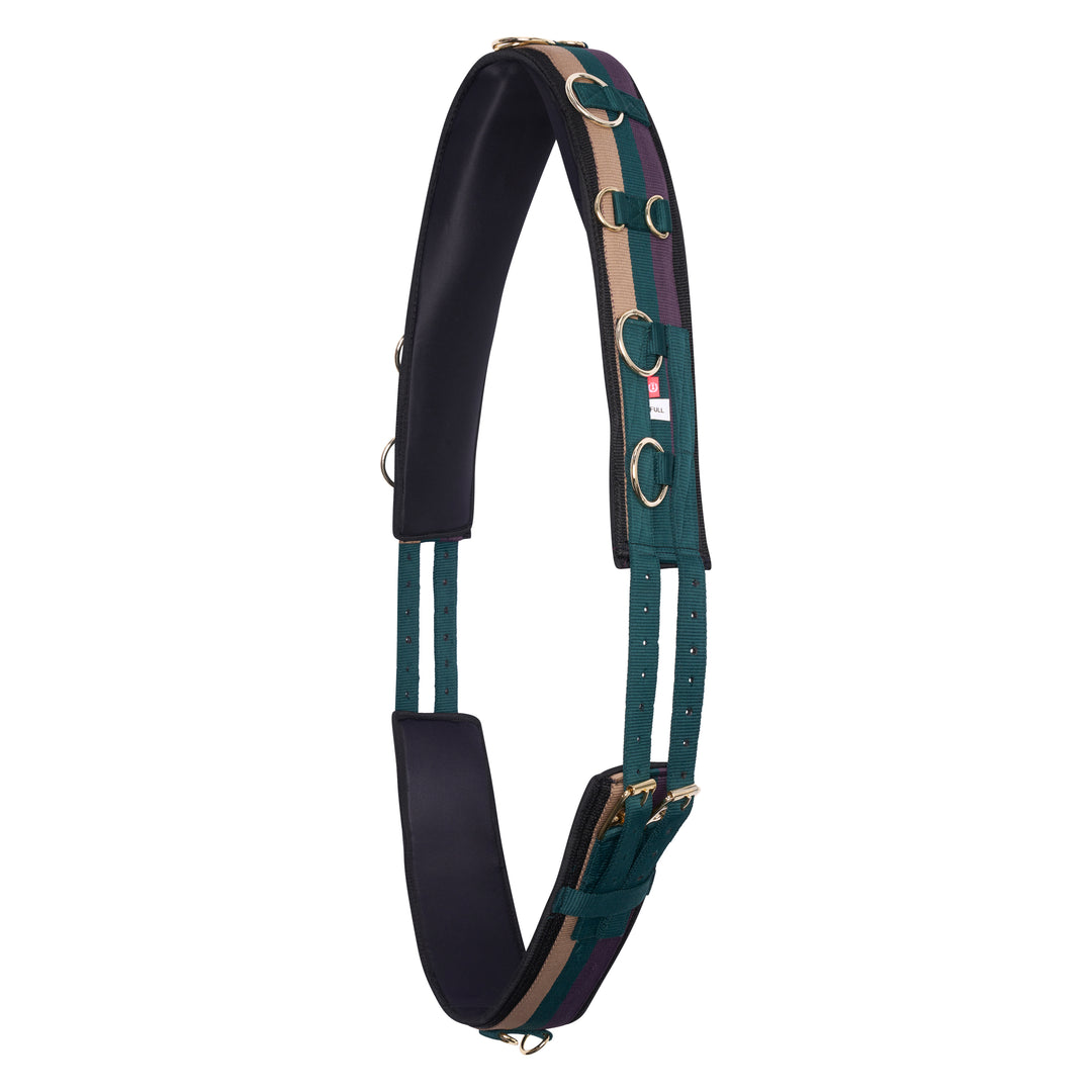 Imperial Riding Lunging Girth Deluxe Extra - Multi Forest Green