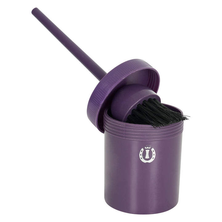 Imperial Riding Hoof Oil Brush with Container - Black Berry
