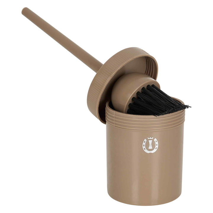 Imperial Riding Hoof Oil Brush with Container - Cappuccino