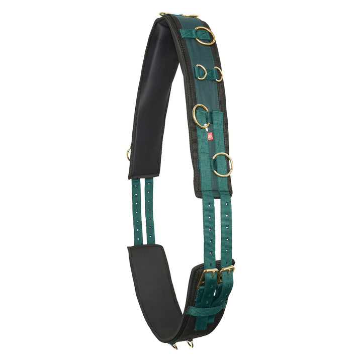 Imperial Riding Lunging Girth Deluxe Extra - Forest Green/Forest Green