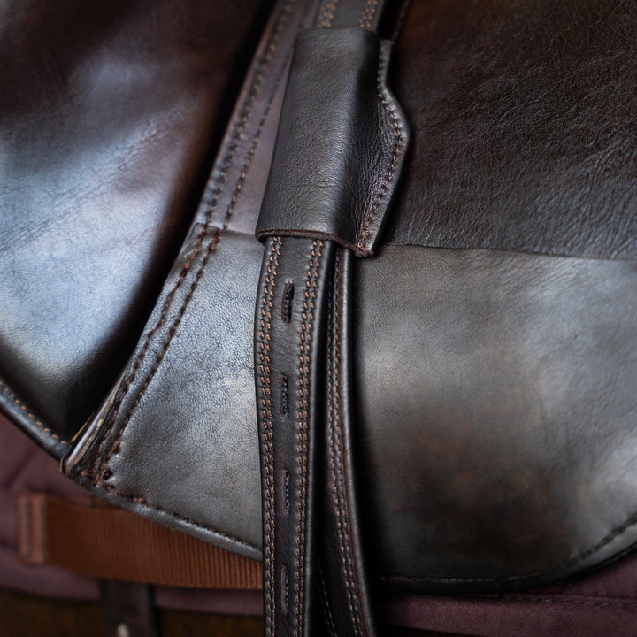 Imperial Riding Stirrup Leathers Monoleaf - Dark Brown