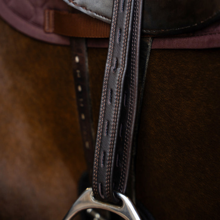Imperial Riding Stirrup Leathers Monoleaf - Dark Brown