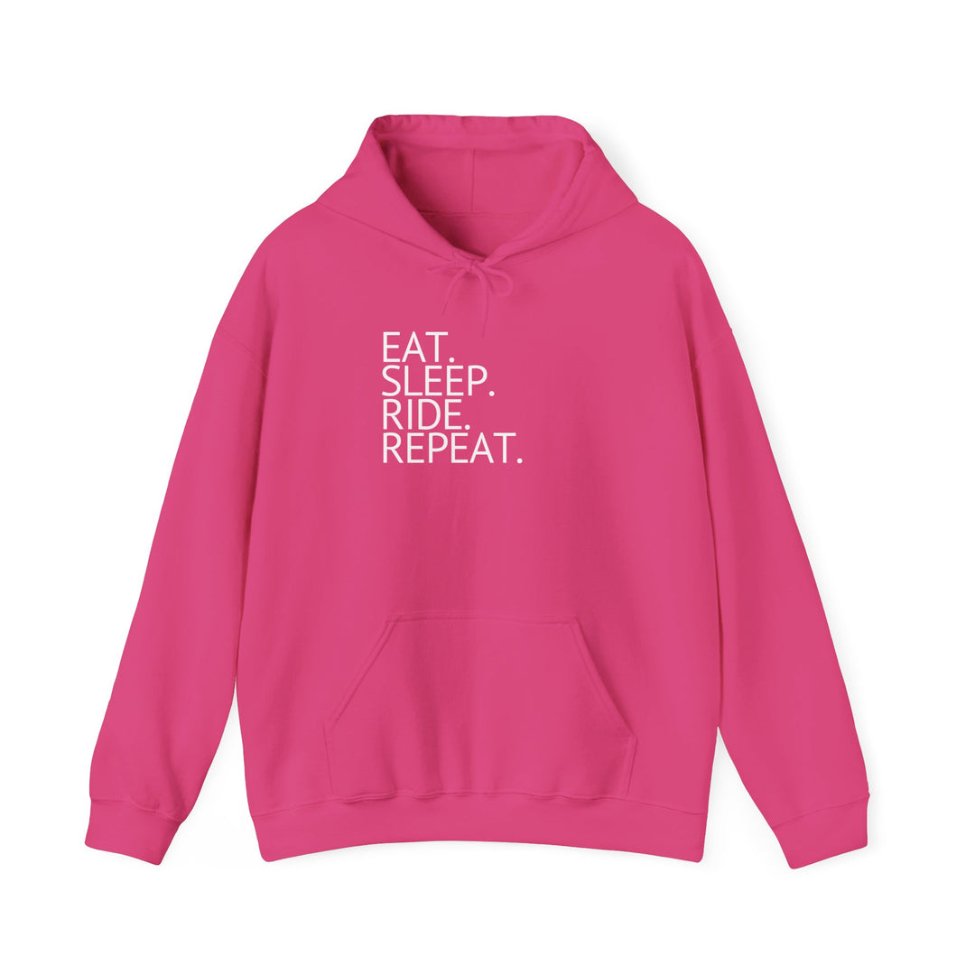 Eat. Sleep. Ride. Repeat. Hoodie - Hoodie - Kingdom Equestrian