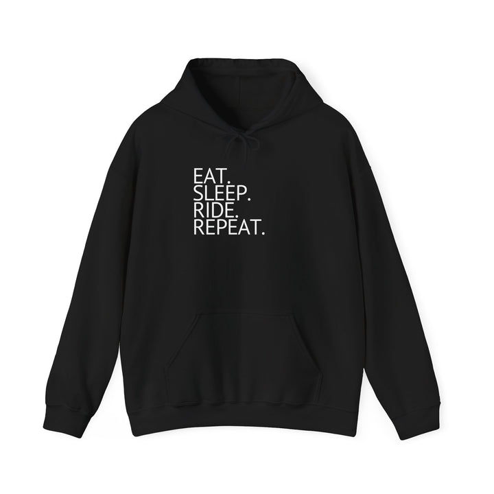 Eat. Sleep. Ride. Repeat. Hoodie - Hoodie - Kingdom Equestrian