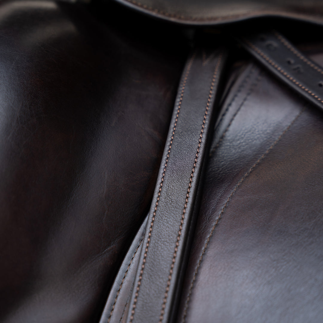 Imperial Riding Stirrup Leathers Soft with Nylon Core - Dark Brown