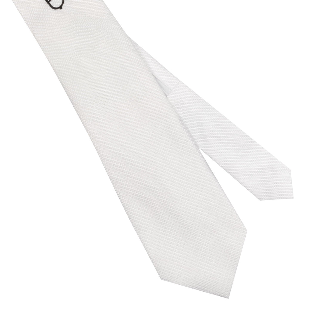 Equestro Honeycomb Competition Tie - White