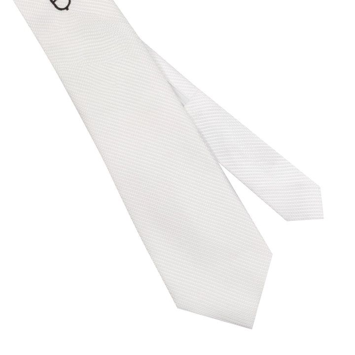 Equestro Honeycomb Competition Tie - White