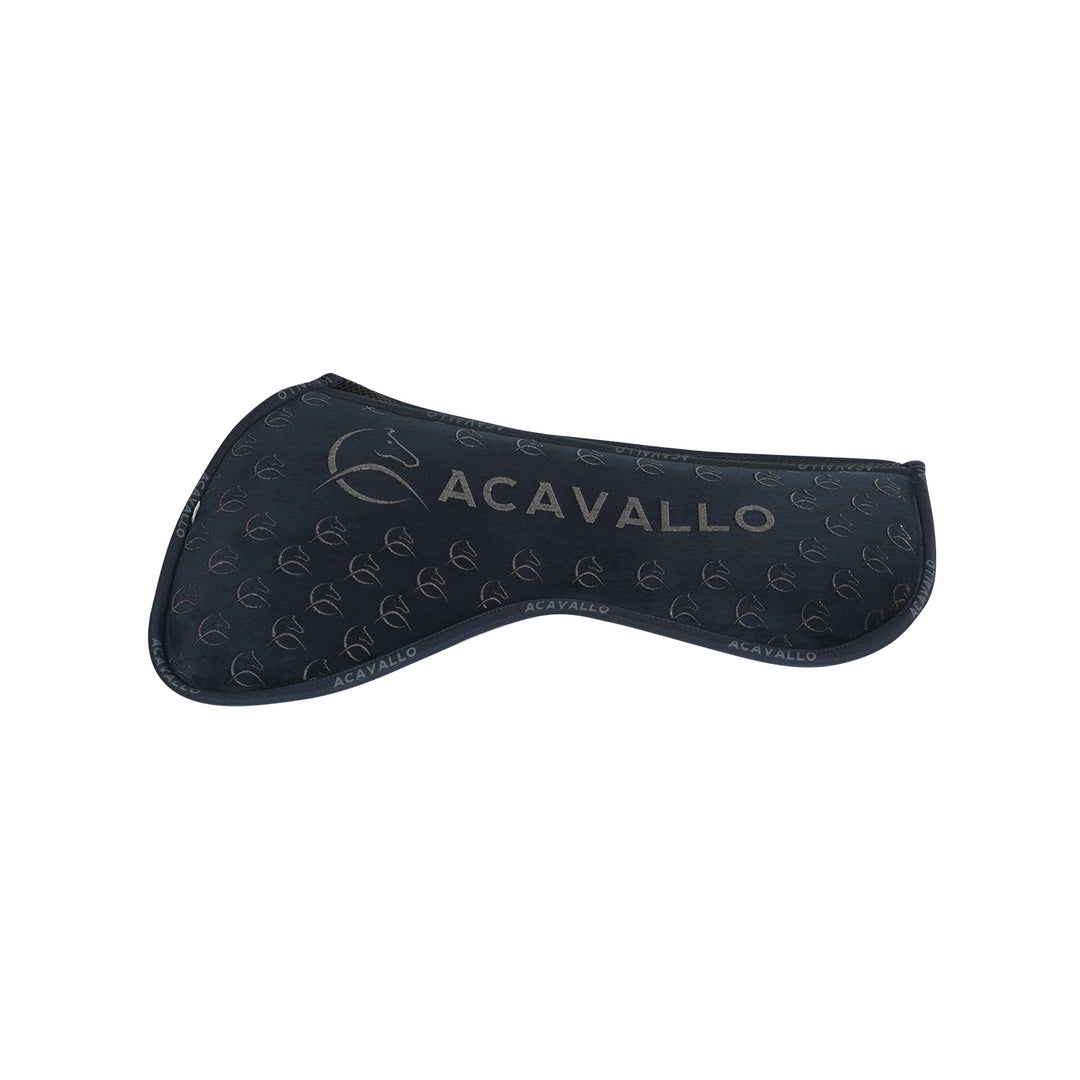 Acavallo Memory Foam 3D Spacer Silicone Grip Half Pad - Jumping - Blue
