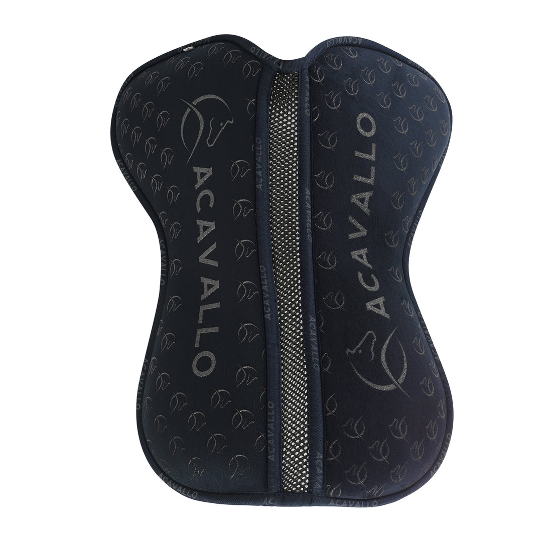 Acavallo Memory Foam 3D Spacer Silicone Grip Half Pad - Jumping - Blue