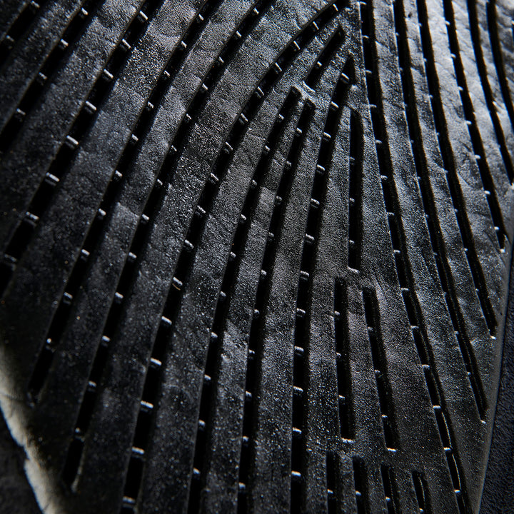 Acavallo Memory Foam 3D Spacer Double Sided Grip Half Pad - Jumping - Black