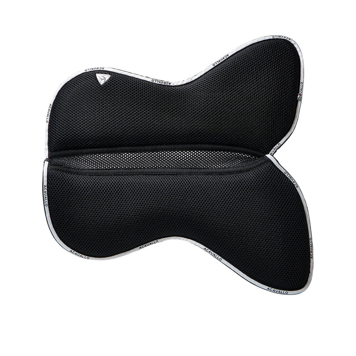 Acavallo Memory Foam 3D Spacer Half Pad - Jumping - Black