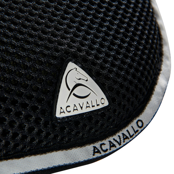 Acavallo Memory Foam 3D Spacer Half Pad - Jumping - Black