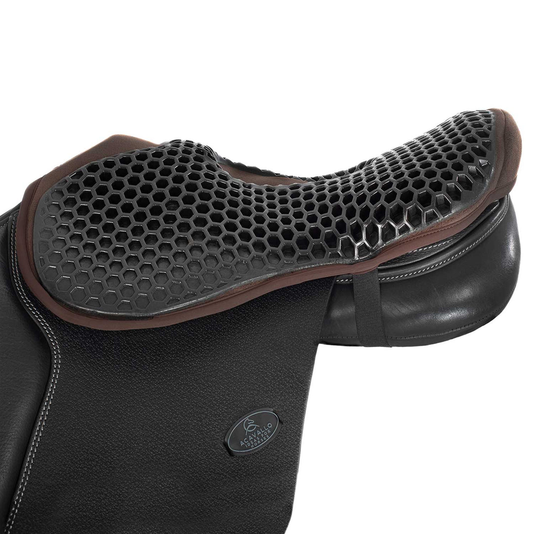 Acavallo Ortho-Pubis Seat Saver Hexagonal Gel-Out Dri-Lex 20mm - Brown