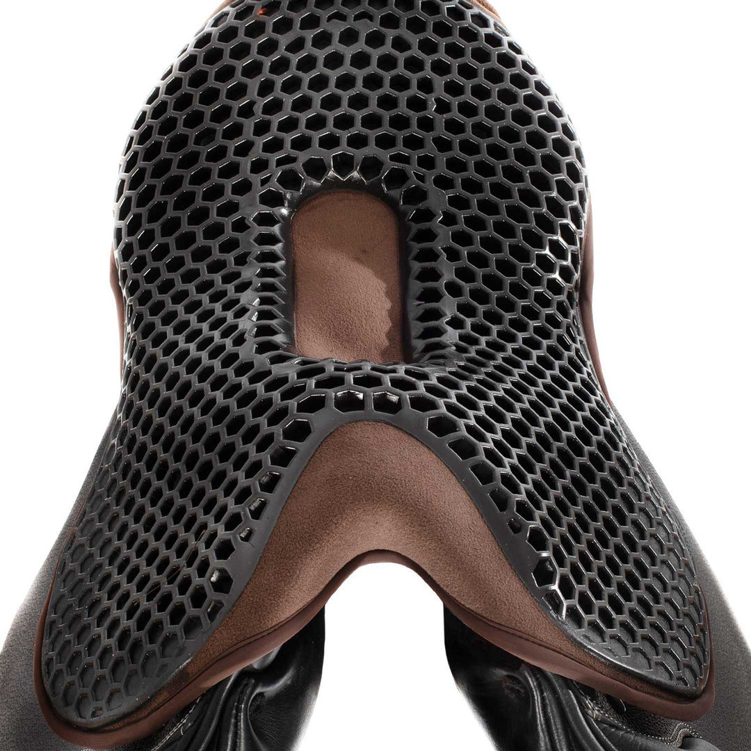 Acavallo Ortho-Pubis Seat Saver Hexagonal Gel-Out Dri-Lex 20mm - Brown