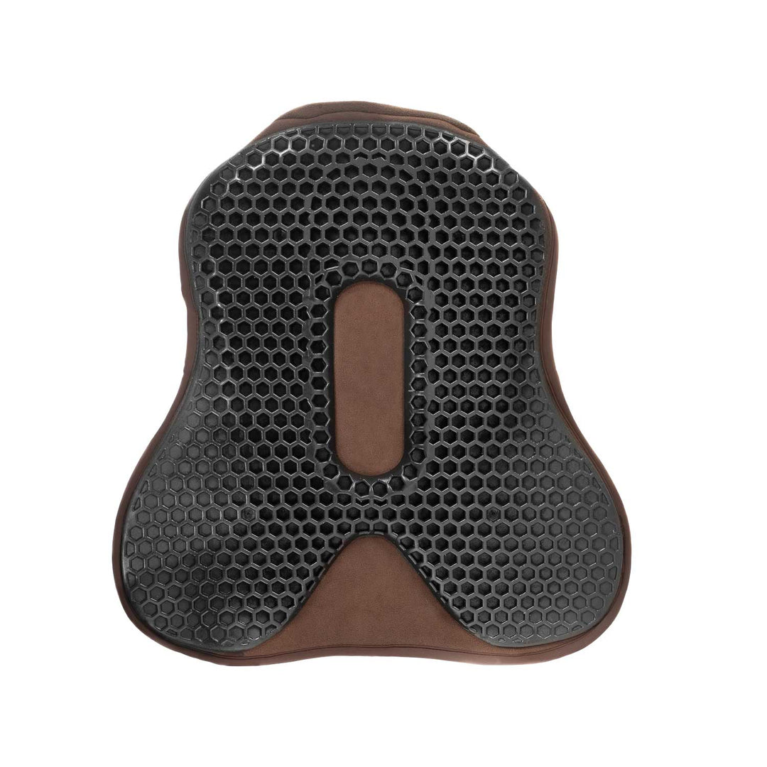 Acavallo Ortho-Pubis Seat Saver Hexagonal Gel-Out Dri-Lex 20mm - Brown