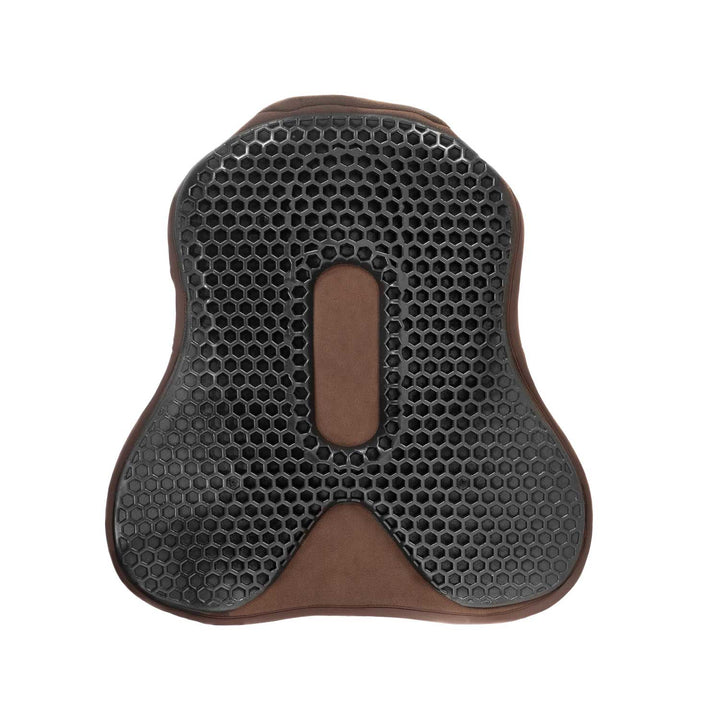 Acavallo Ortho-Pubis Seat Saver Hexagonal Gel-Out Dri-Lex 20mm - Brown