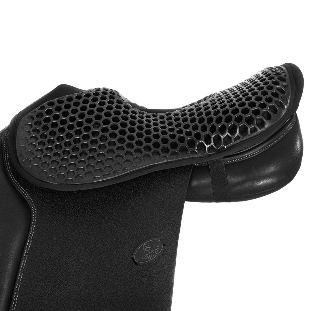 Acavallo Ortho-Pubis Seat Saver Hexagonal Gel-Out Dri-Lex 20mm - Black