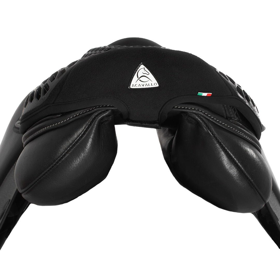 Acavallo Ortho-Pubis Seat Saver Hexagonal Gel-Out Dri-Lex 20mm - Black
