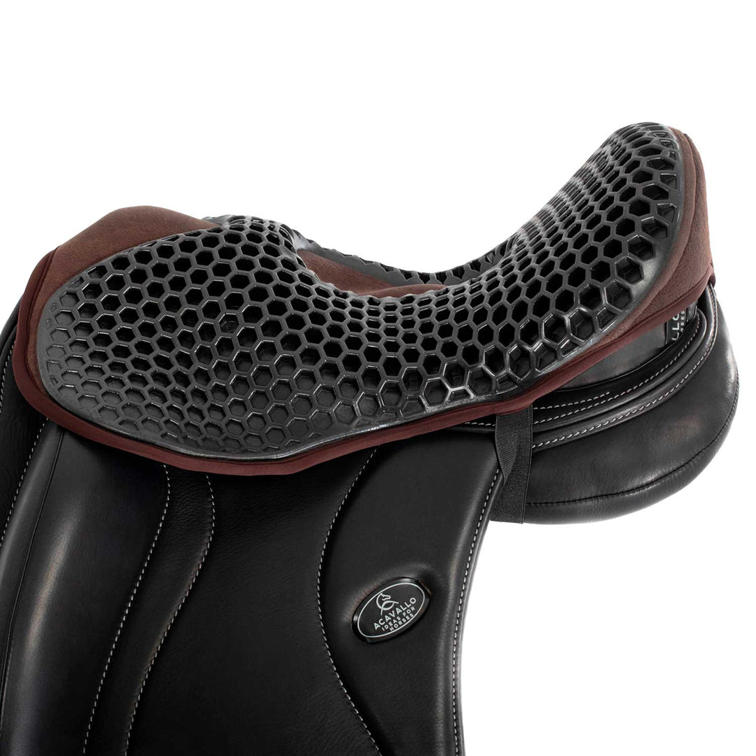 Acavallo Ortho-Pubis Seat Saver Hexagonal Gel-Out Dri-Lex 20mm - Brown
