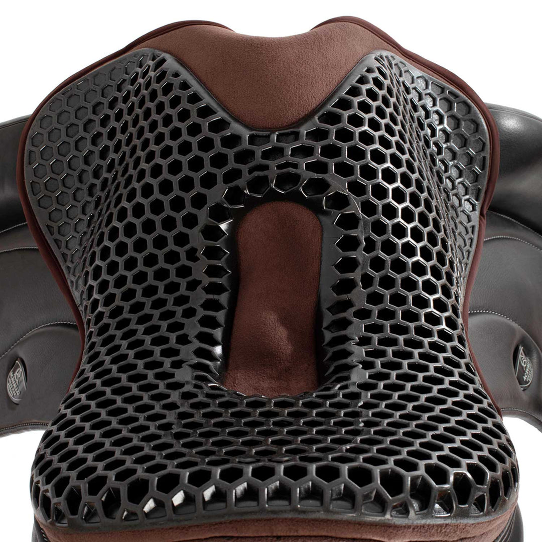 Acavallo Ortho-Pubis Seat Saver Hexagonal Gel-Out Dri-Lex 20mm - Brown