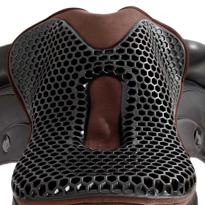 Acavallo Ortho-Pubis Seat Saver Hexagonal Gel-Out Dri-Lex 20mm - Brown