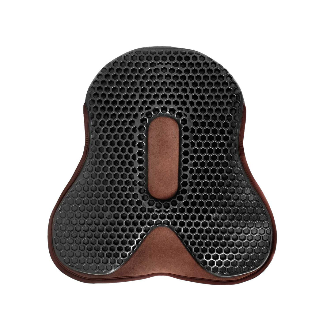 Acavallo Ortho-Pubis Seat Saver Hexagonal Gel-Out Dri-Lex 20mm - Brown