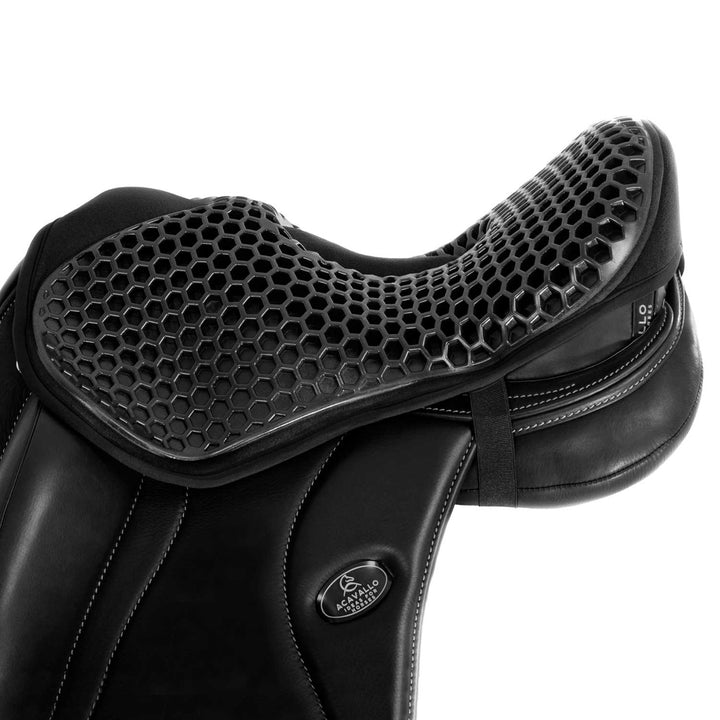 Acavallo Ortho-Pubis Seat Saver Hexagonal Gel-Out Dri-Lex 20mm - Black