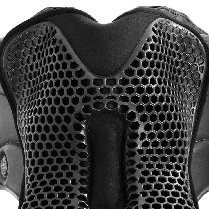 Acavallo Ortho-Pubis Seat Saver Hexagonal Gel-Out Dri-Lex 20mm - Black