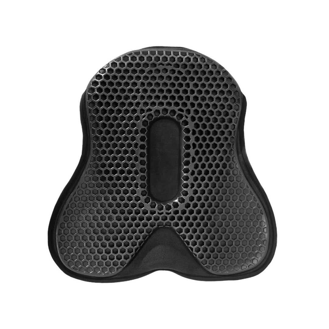 Acavallo Ortho-Pubis Seat Saver Hexagonal Gel-Out Dri-Lex 20mm - Black