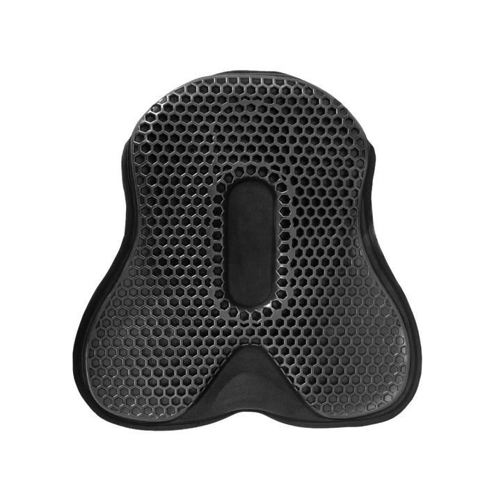Acavallo Ortho-Pubis Seat Saver Hexagonal Gel-Out Dri-Lex 20mm - Black