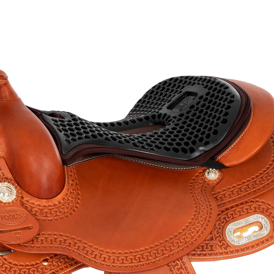Acavallo Ortho-Pubis Seat Saver Hexagonal Gel-Out Dri-Lex 20mm - Brown