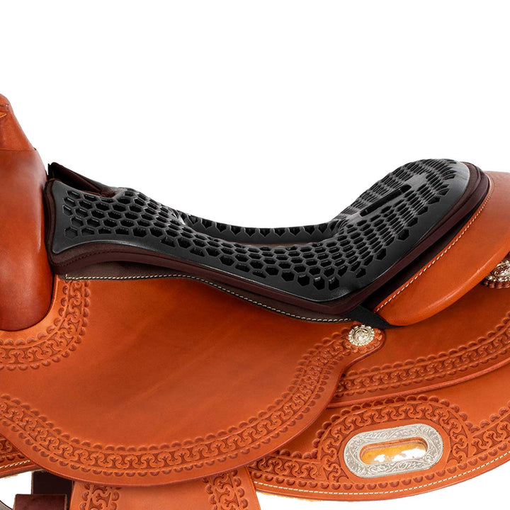 Acavallo Ortho-Pubis Seat Saver Hexagonal Gel-Out Dri-Lex 20mm - Brown