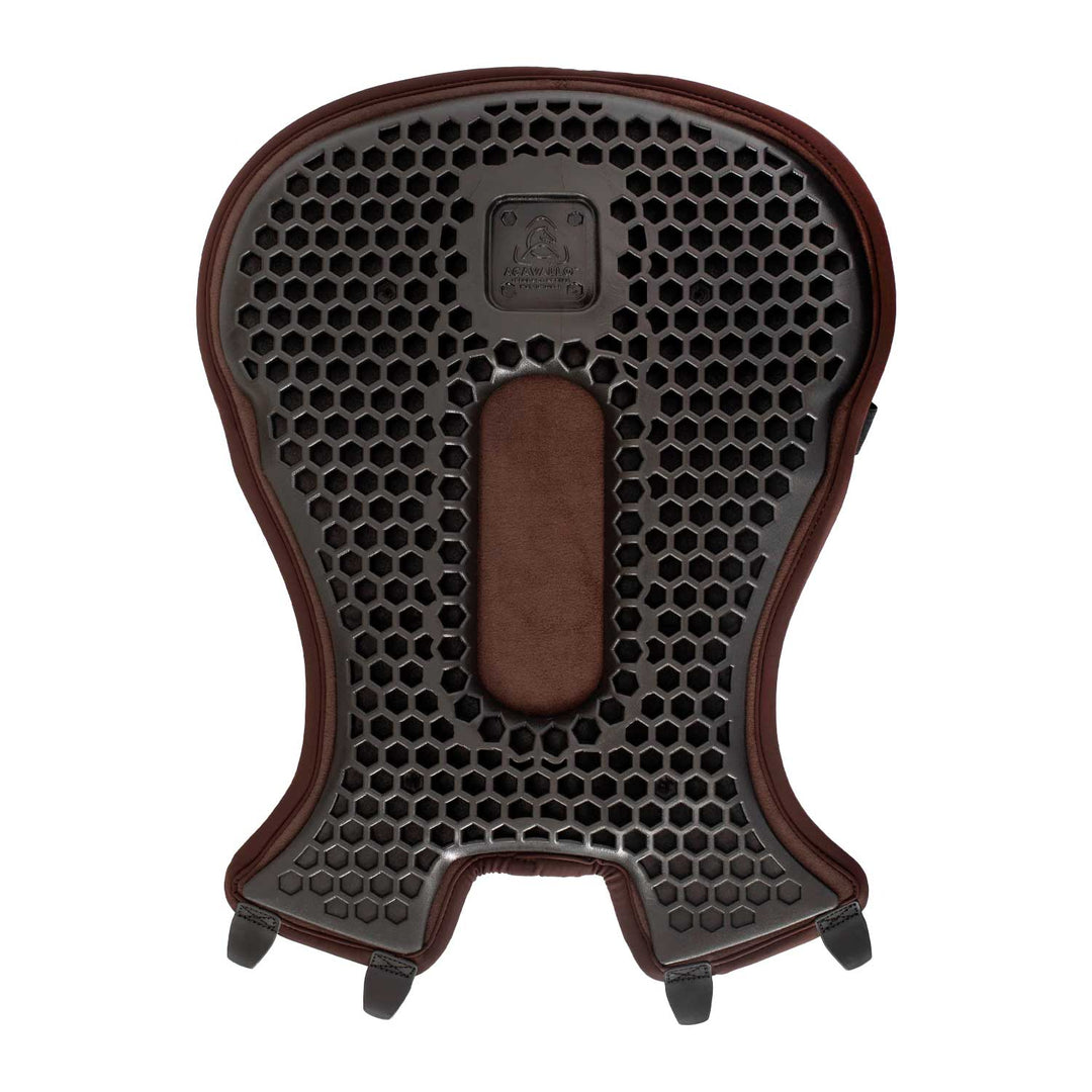 Acavallo Ortho-Pubis Seat Saver Hexagonal Gel-Out Dri-Lex 20mm - Brown