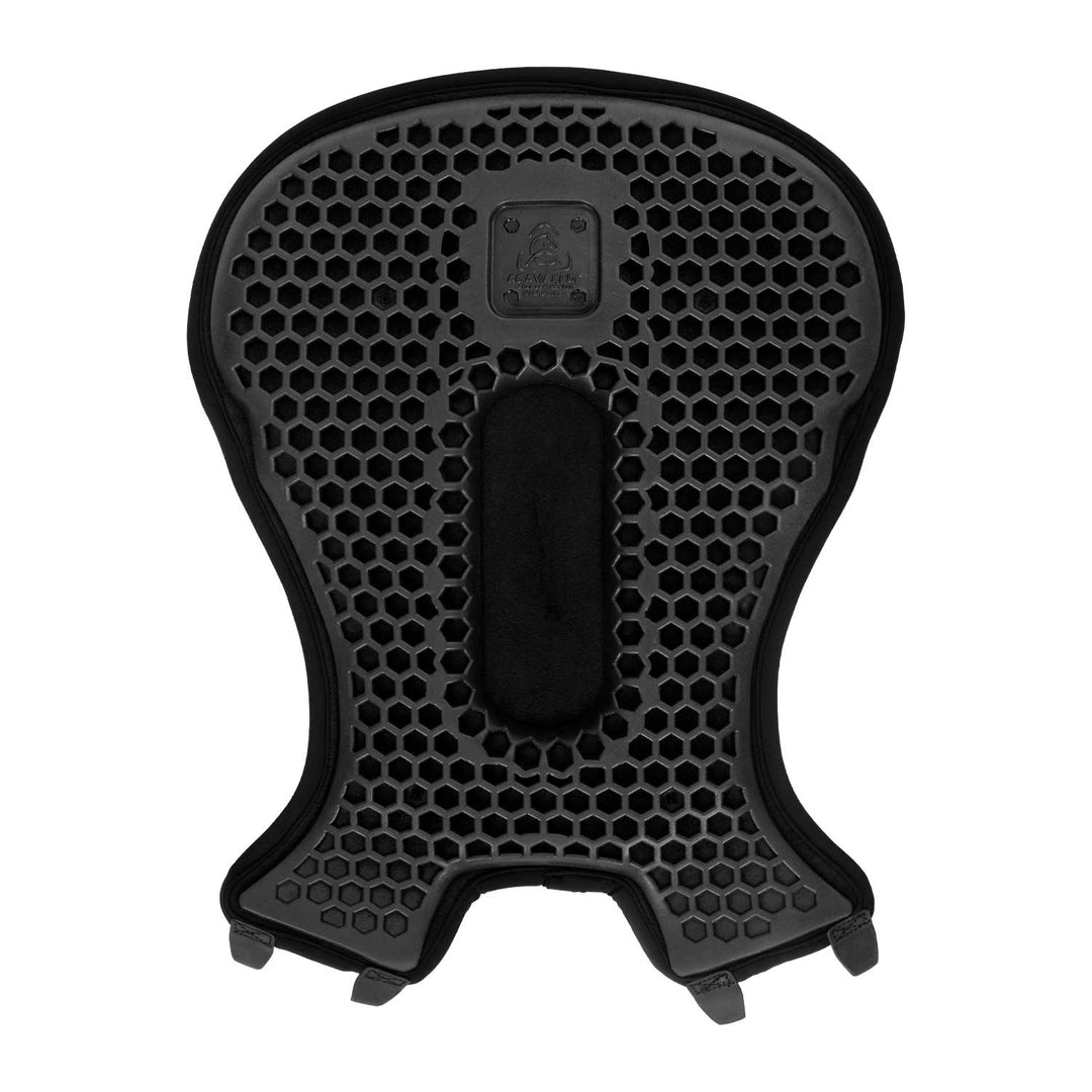 Acavallo Ortho-Pubis Seat Saver Hexagonal Gel-Out Dri-Lex 20mm - Black