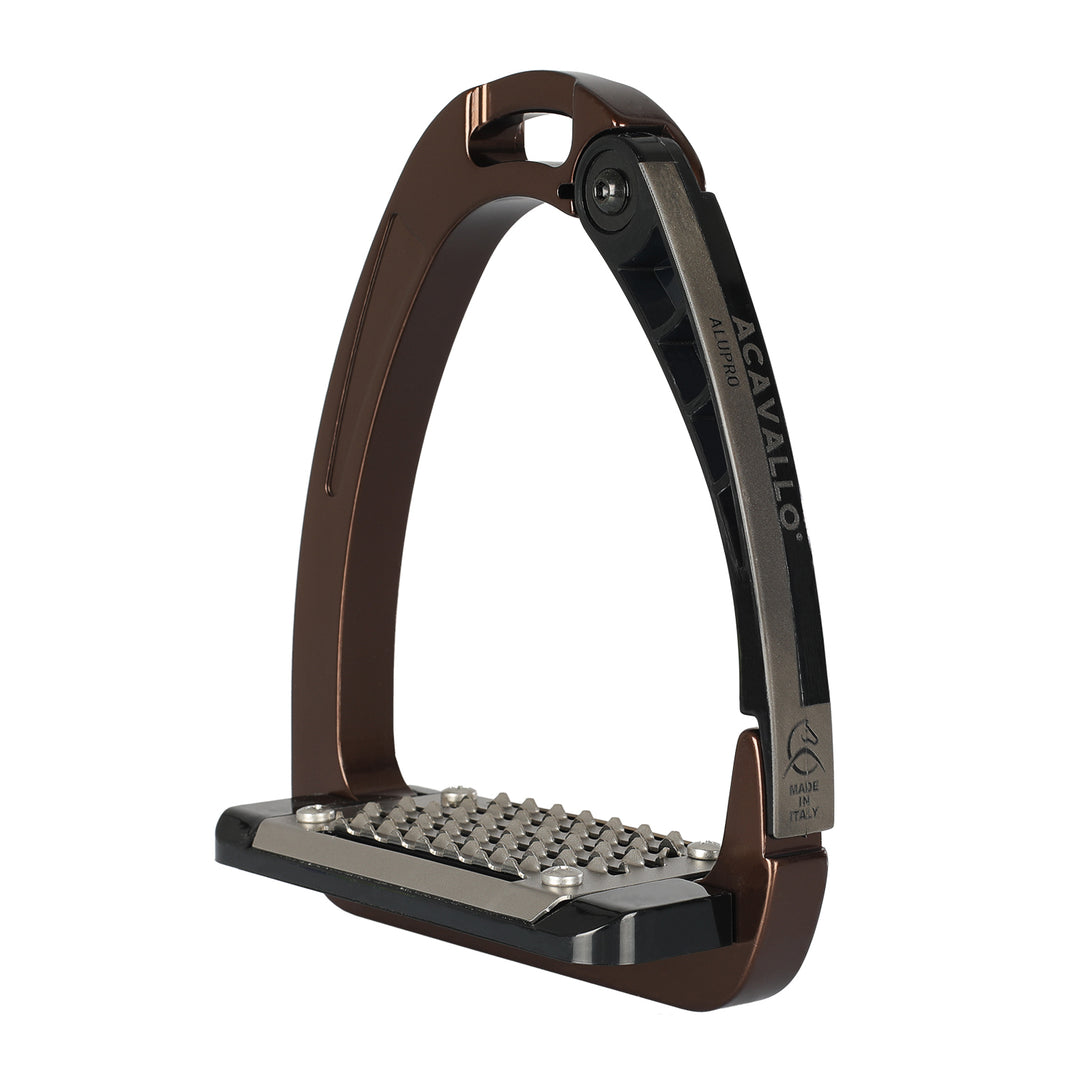 Acavallo Arena Alupro Stirrups - Brown