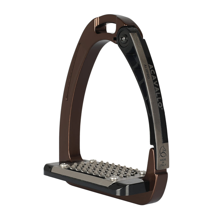 Acavallo Arena Alupro Stirrups - Brown