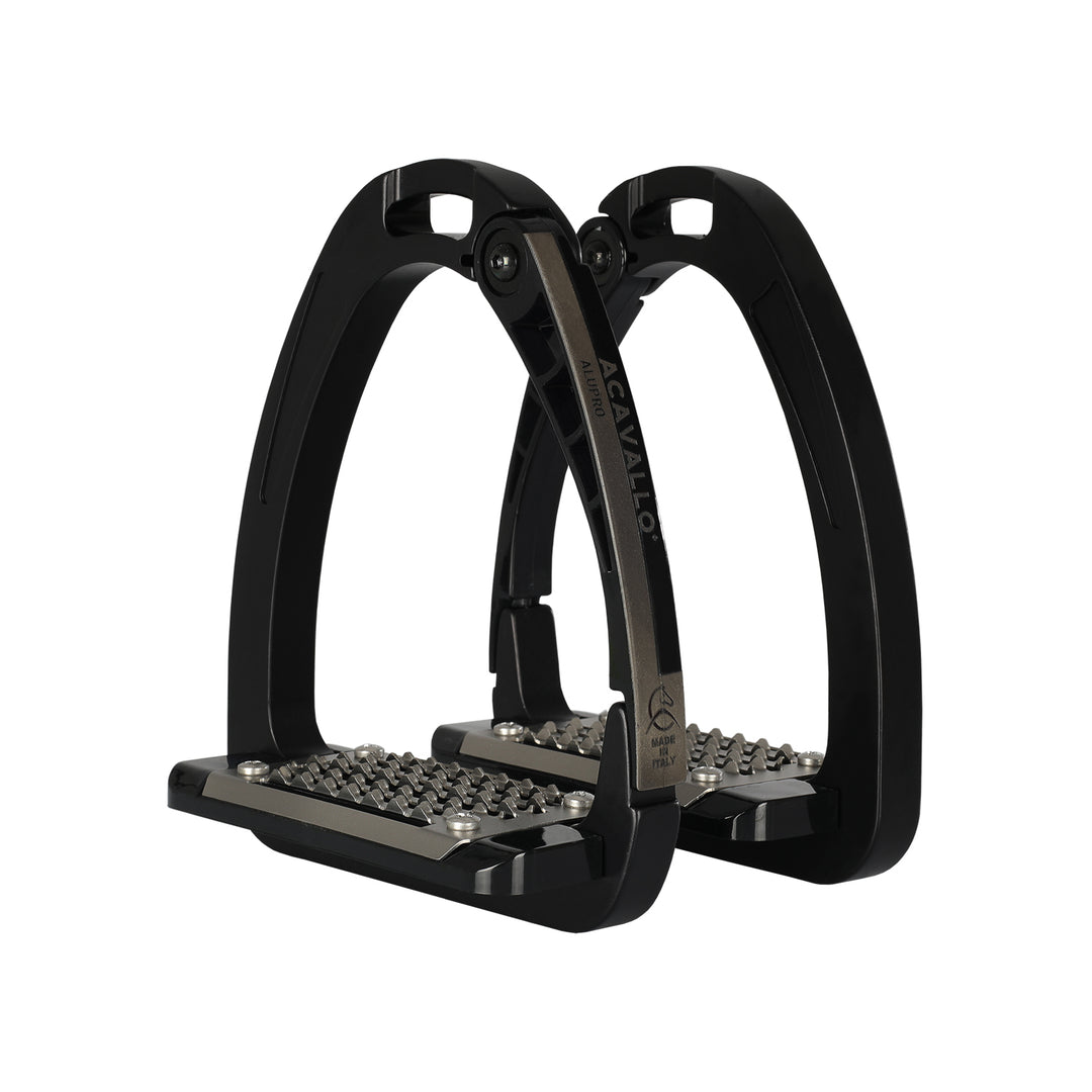 Acavallo Arena Alupro Stirrups - Black
