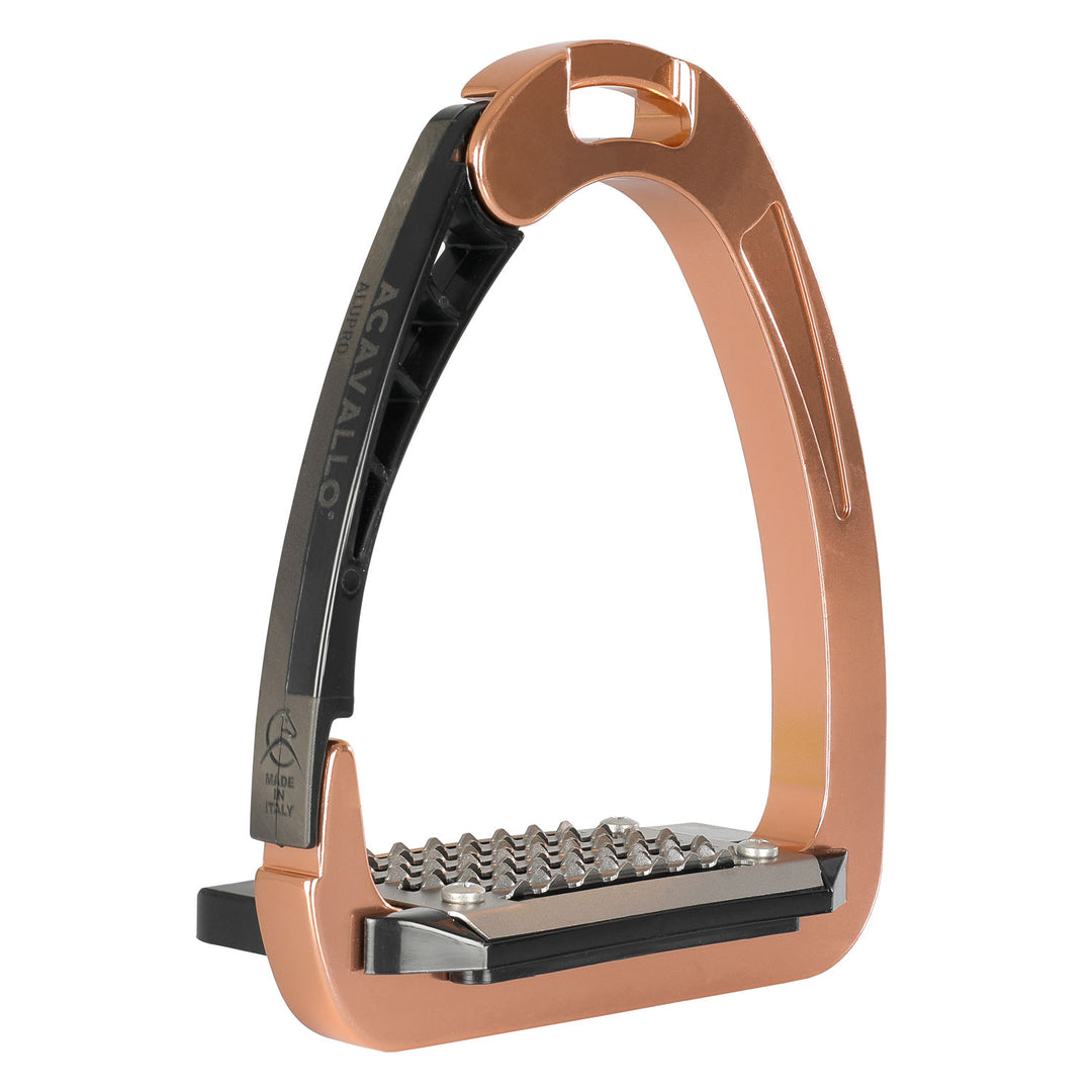 Acavallo Arena Alupro Stirrups - Rose Gold