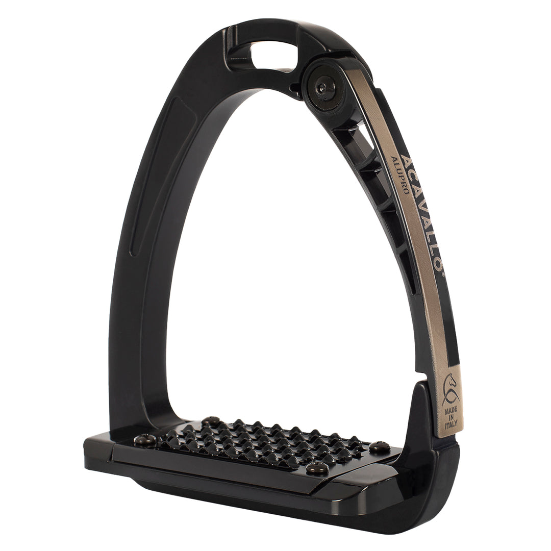 Acavallo Arena Alupro Stirrups - Total Black