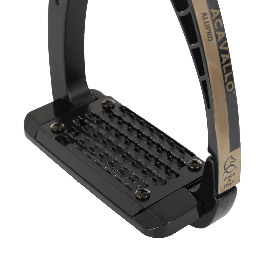 Acavallo Arena Alupro Stirrups - Total Black