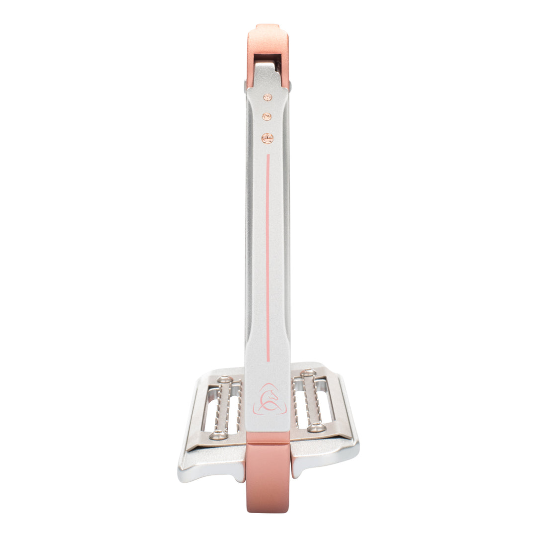 Acavallo Arena Aluplus 2.0 Stirrups Crystals - Antique Rose