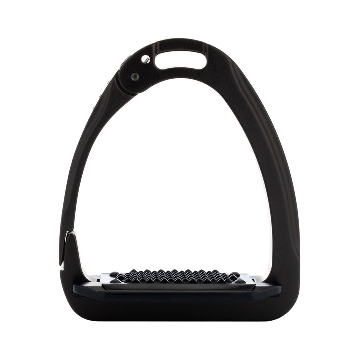Acavallo Arena Aluplus 2.0 Stirrups Crystals - Total Black